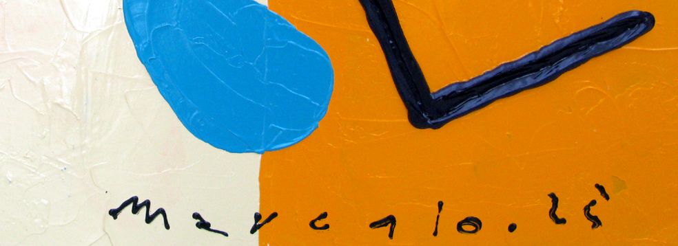 Tableau de MARCELLO CID SAINT JEAN a pour titre Espacios 2 style abstrait dim : MARCELLO CID SAINT JEANprix:750