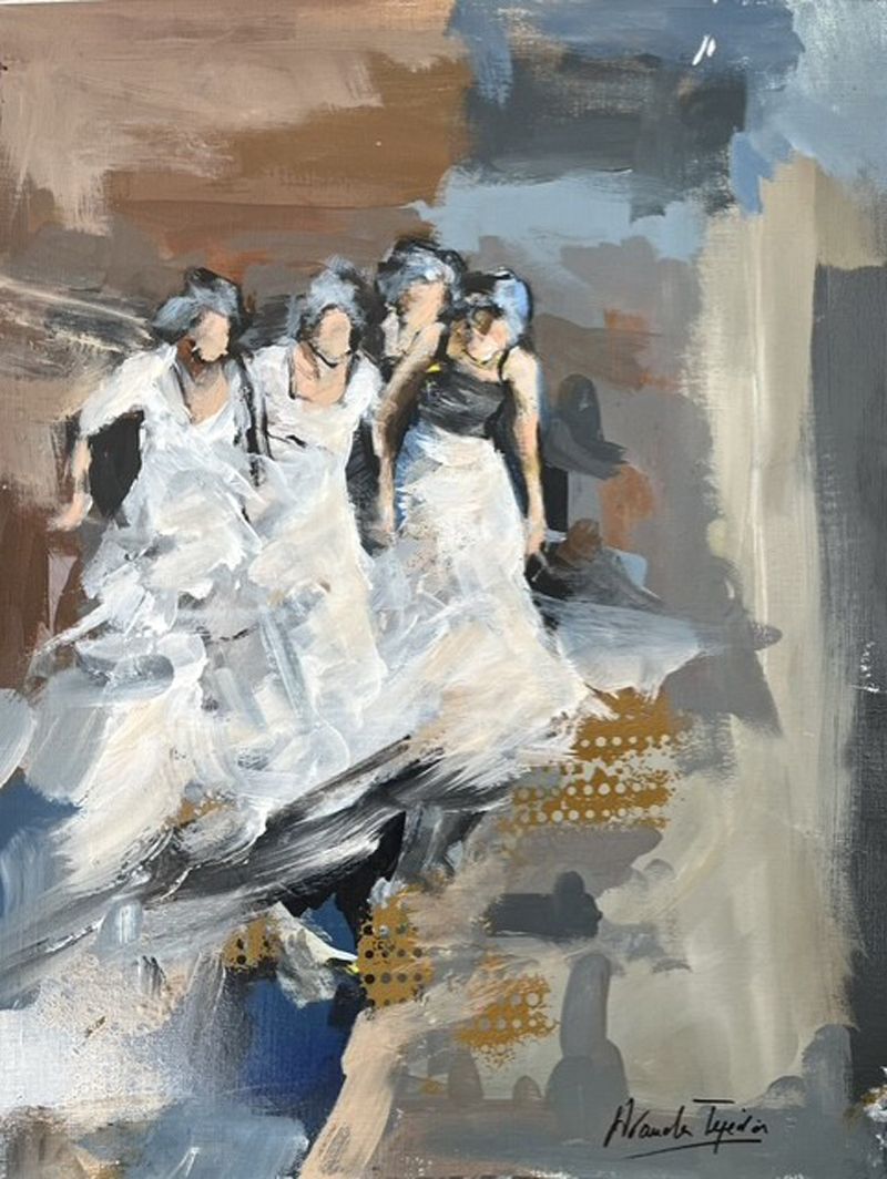 Dessin de ARANCHA TEJEDOR a pour titre Femmes 26 style figuratif dim : ARANCHA TEJEDORprix:160
