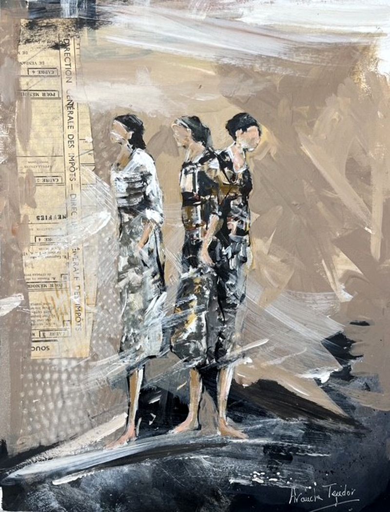 Dessin de ARANCHA TEJEDOR a pour titre Femmes 27 style figuratif dim : ARANCHA TEJEDORprix:160