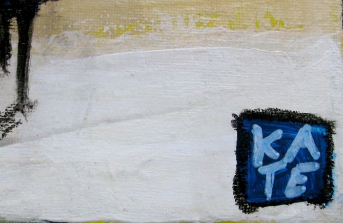 Tableau de KATE BAILEY a pour titre Finistere nord style figuratif dim : KATE BAILEYprix:220