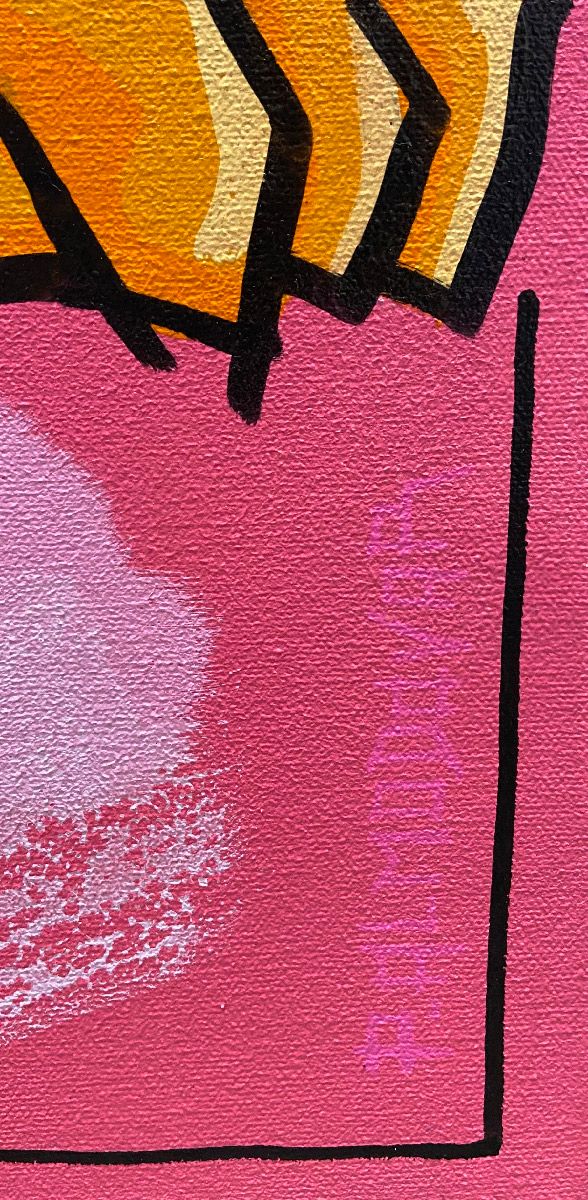 Tableau de Patrice ALMODOVAR a pour titre Garfield style street pop art dim : Patrice ALMODOVARprix:1900