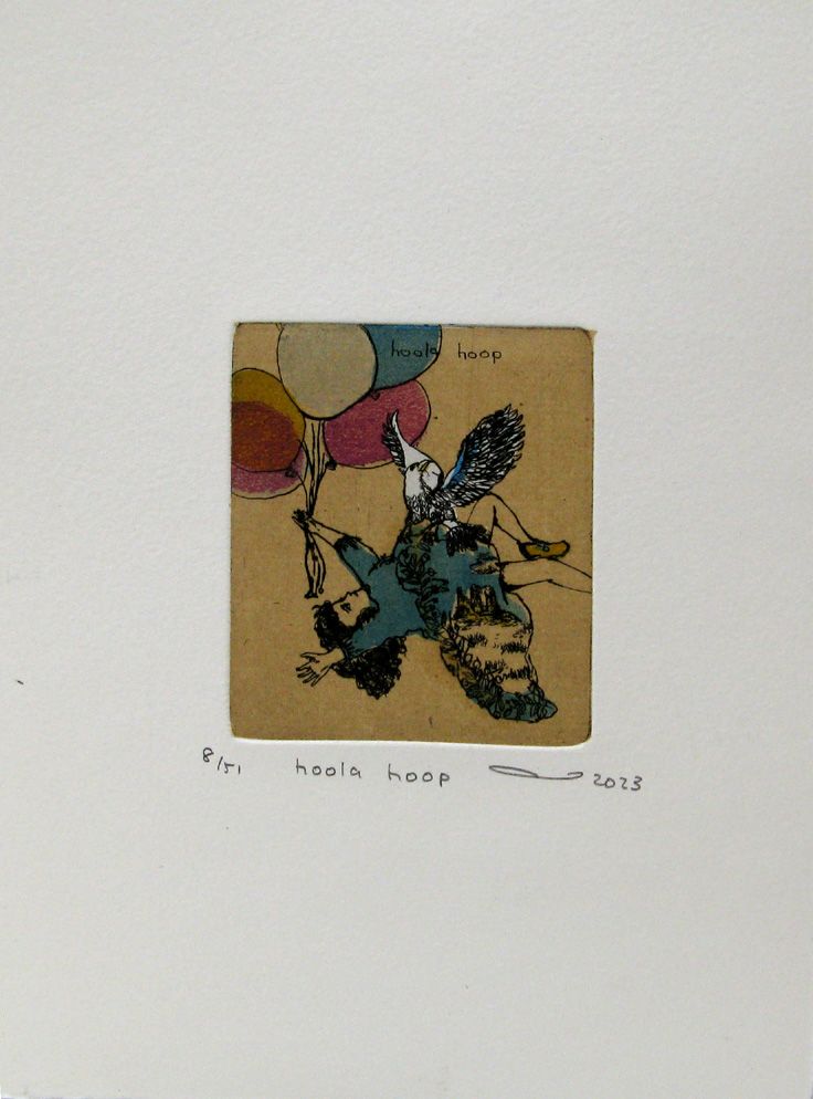 Editions d'art de ATSUKO ISHII a pour titre hoola hoop style figuratif dim : ATSUKO ISHIIprix:40