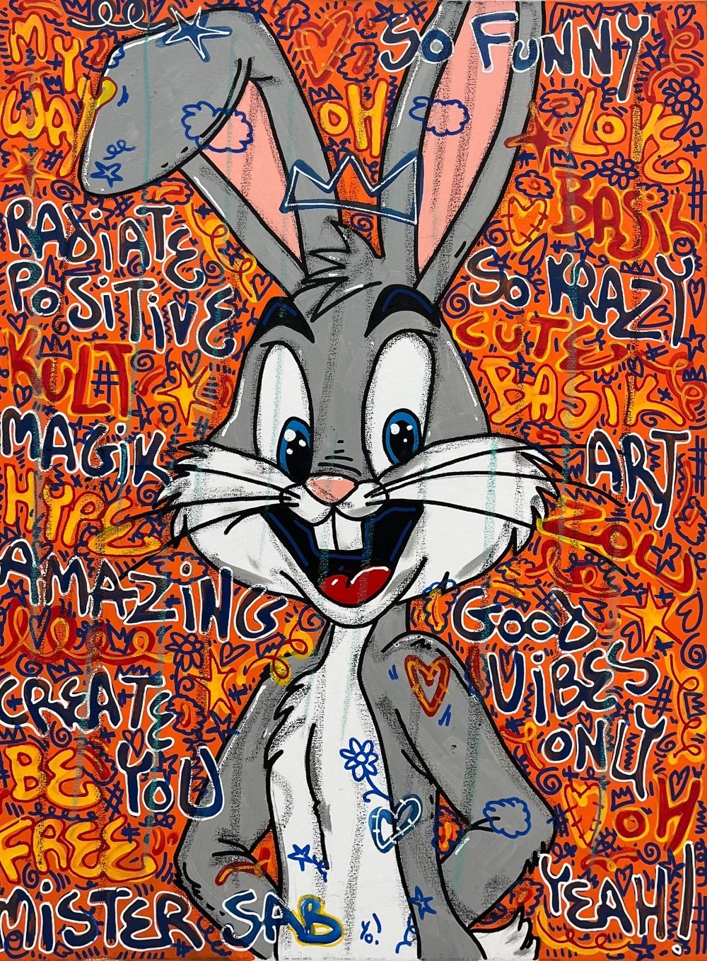 Tableau de RICO SAB a pour titre Magik style street pop art dim : RICO SABprix:450