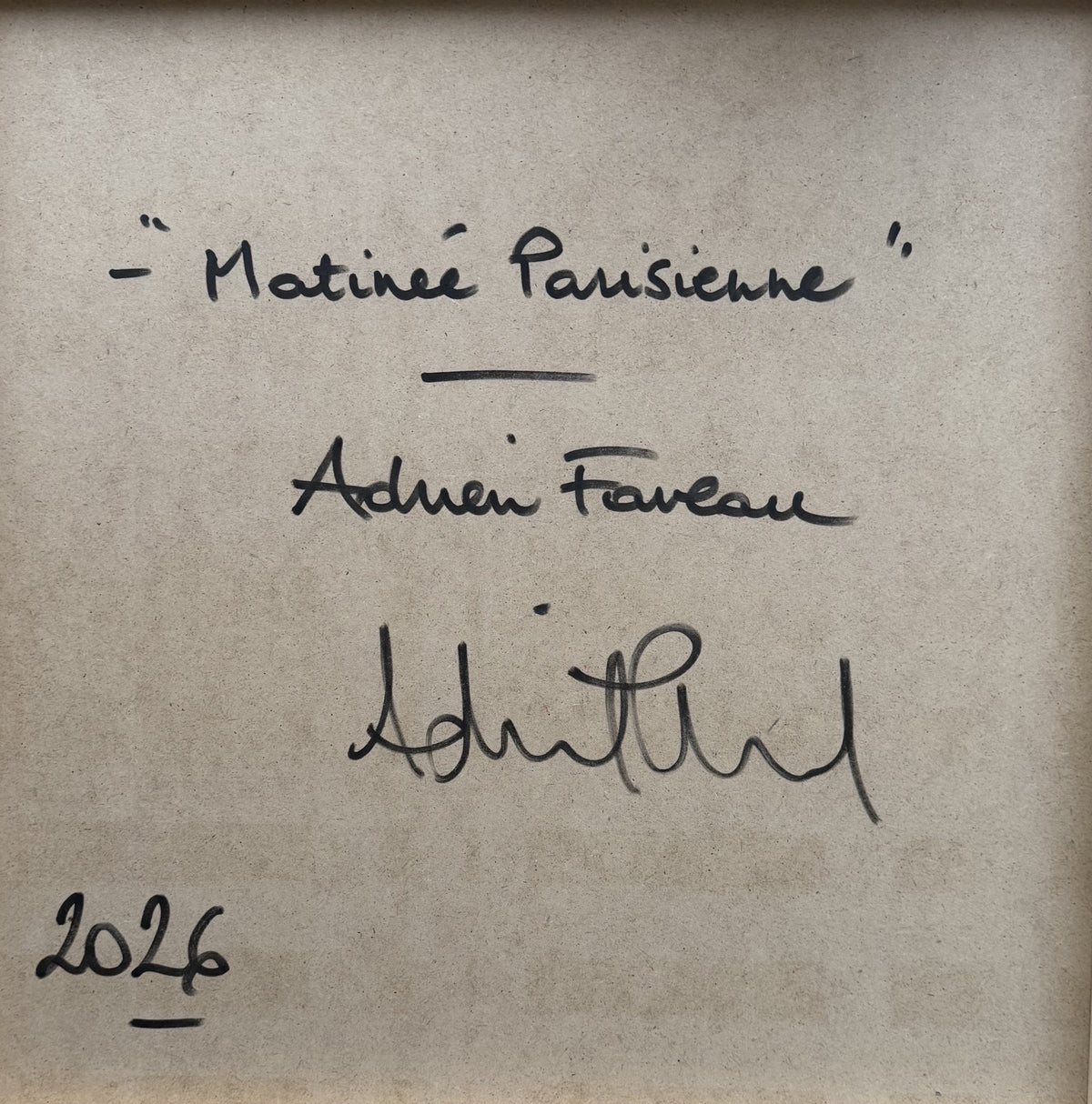 Matinée Parisienne