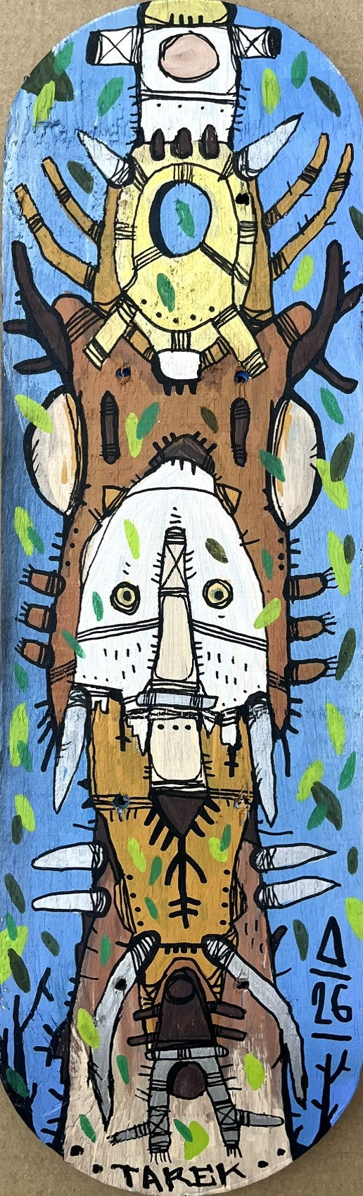 Mini Skate totem