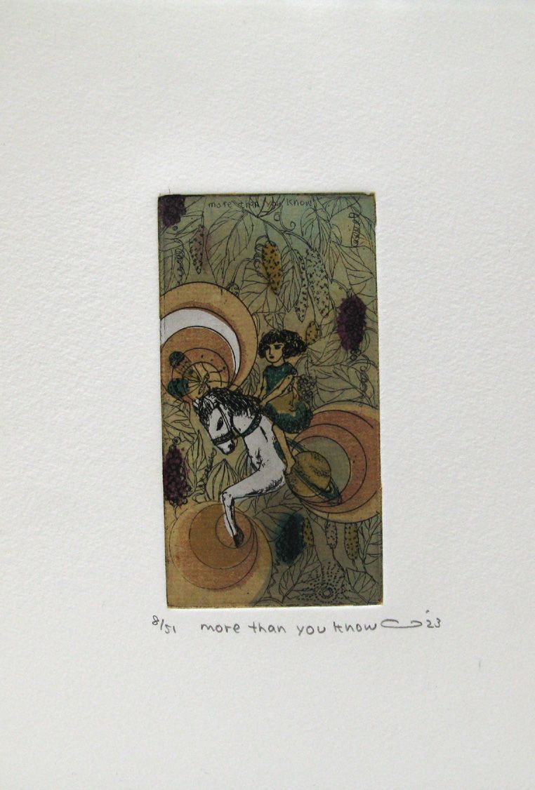 Editions d'art de ATSUKO ISHII a pour titre more than you know style figuratif dim : ATSUKO ISHIIprix:40