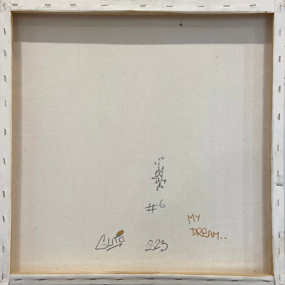Tableau de GUTI a pour titre My Dream style street art dim : GUTIprix:250
