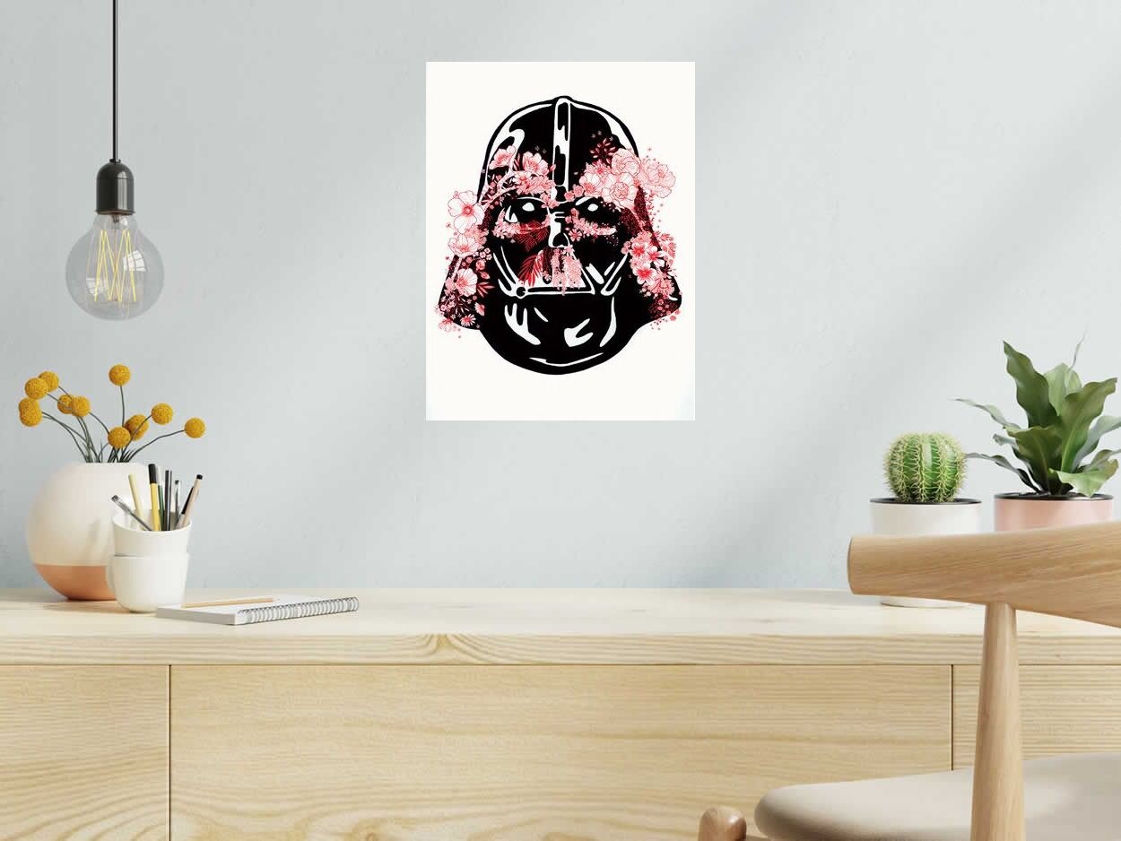 Editions d'art de CAMILLE POLI a pour titre FLOWER FATHER III style figuratif, graphique dim : CAMILLE POLIprix:90