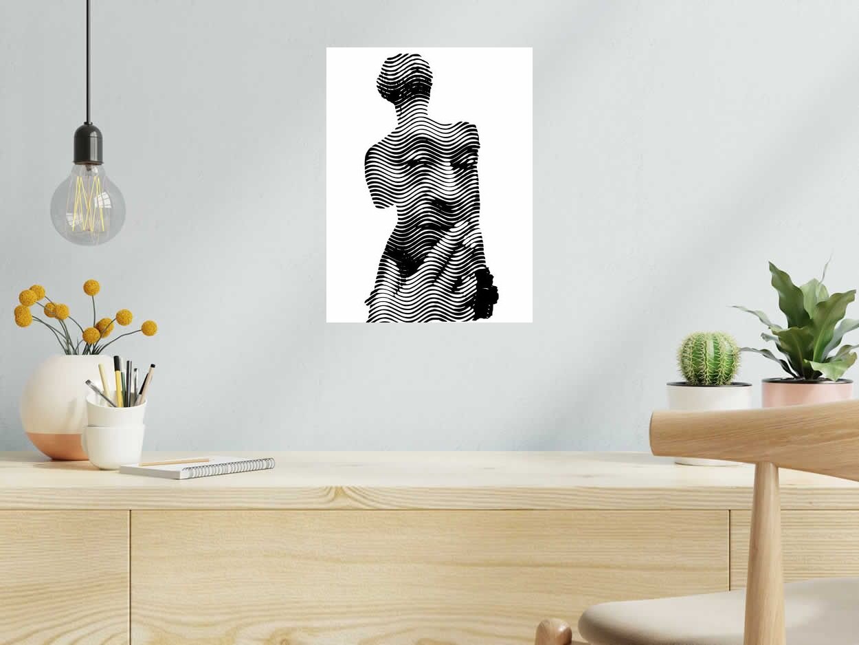 Editions d'art de WAWAPOD a pour titre VENUS GAINSBOURG style street pop art, graphique dim : WAWAPODprix:50