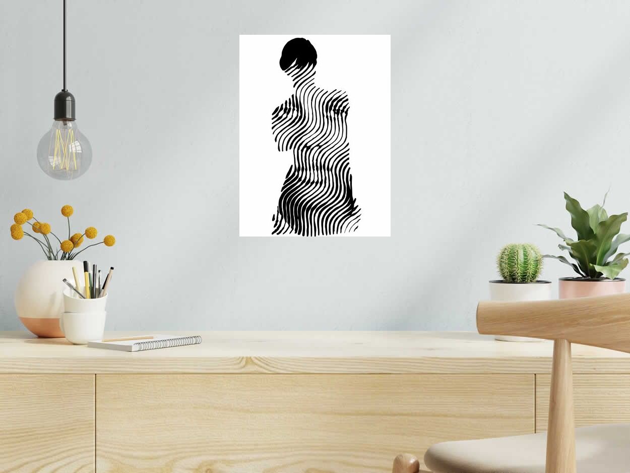 Editions d'art de WAWAPOD a pour titre VENUS DE STROMAE style figuratif, graphique dim : WAWAPODprix:50