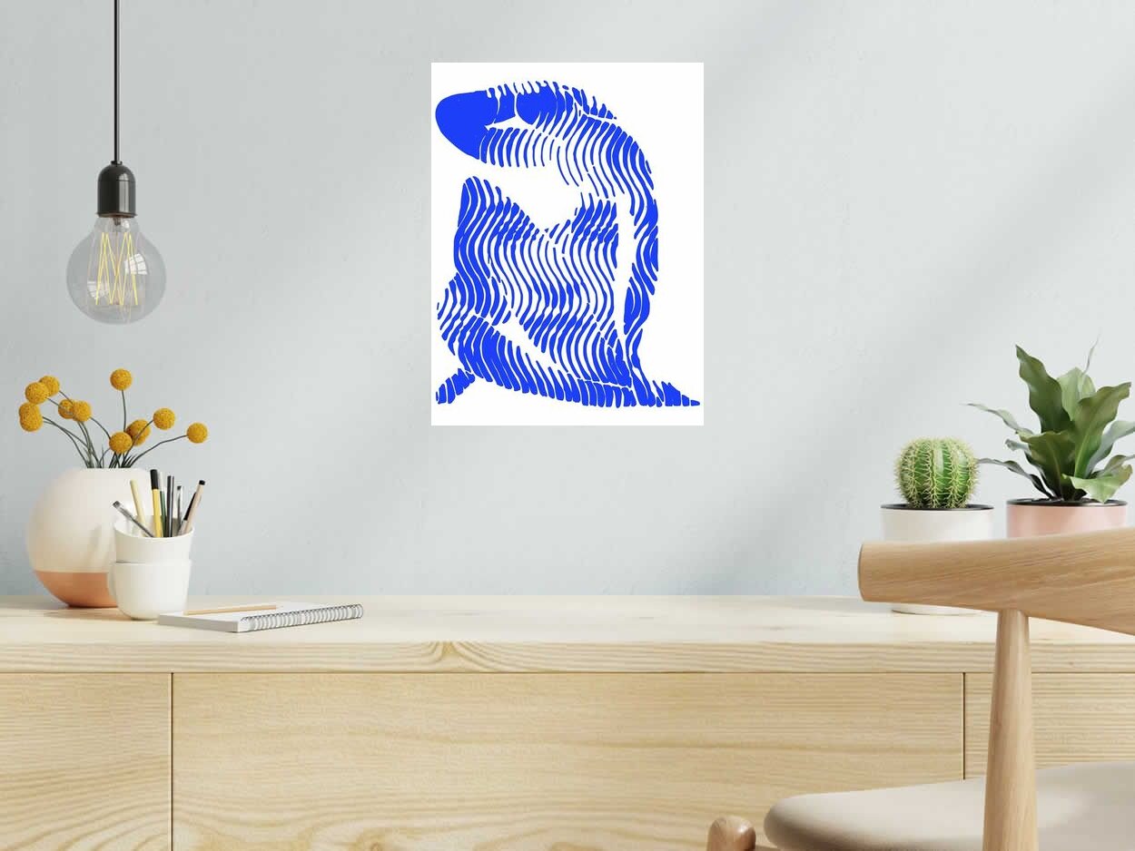 Editions d'art de WAWAPOD a pour titre FRIDA MATISSE style street pop art, graphique dim : WAWAPODprix:50