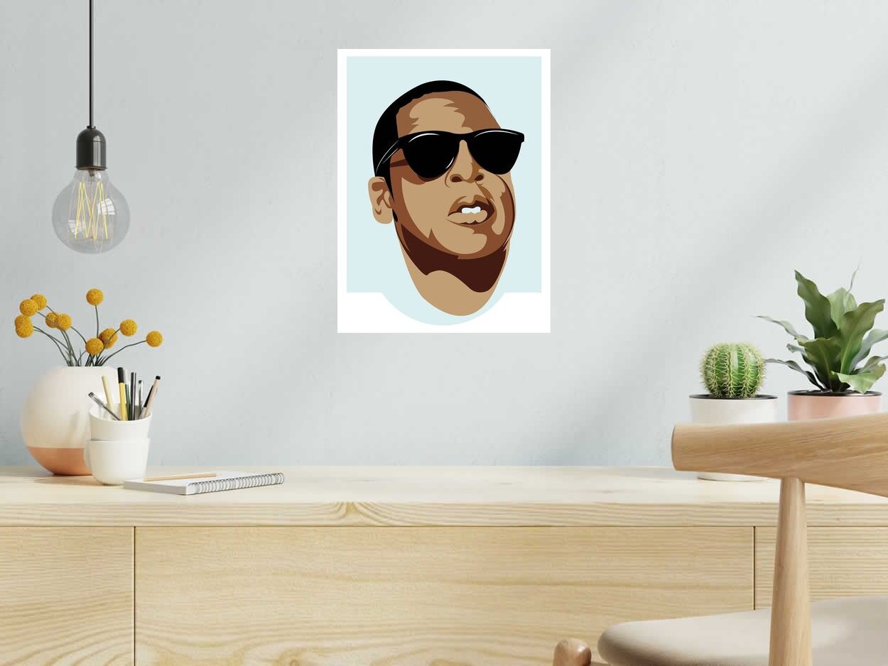 Editions d'art de JMC a pour titre JAY Z style figuratif, graphique dim : JMCprix:50