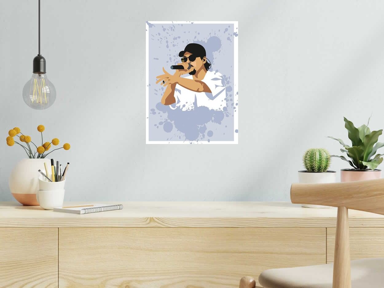 Editions d'art de JMC a pour titre NEKFEU style figuratif, graphique dim : JMCprix:50