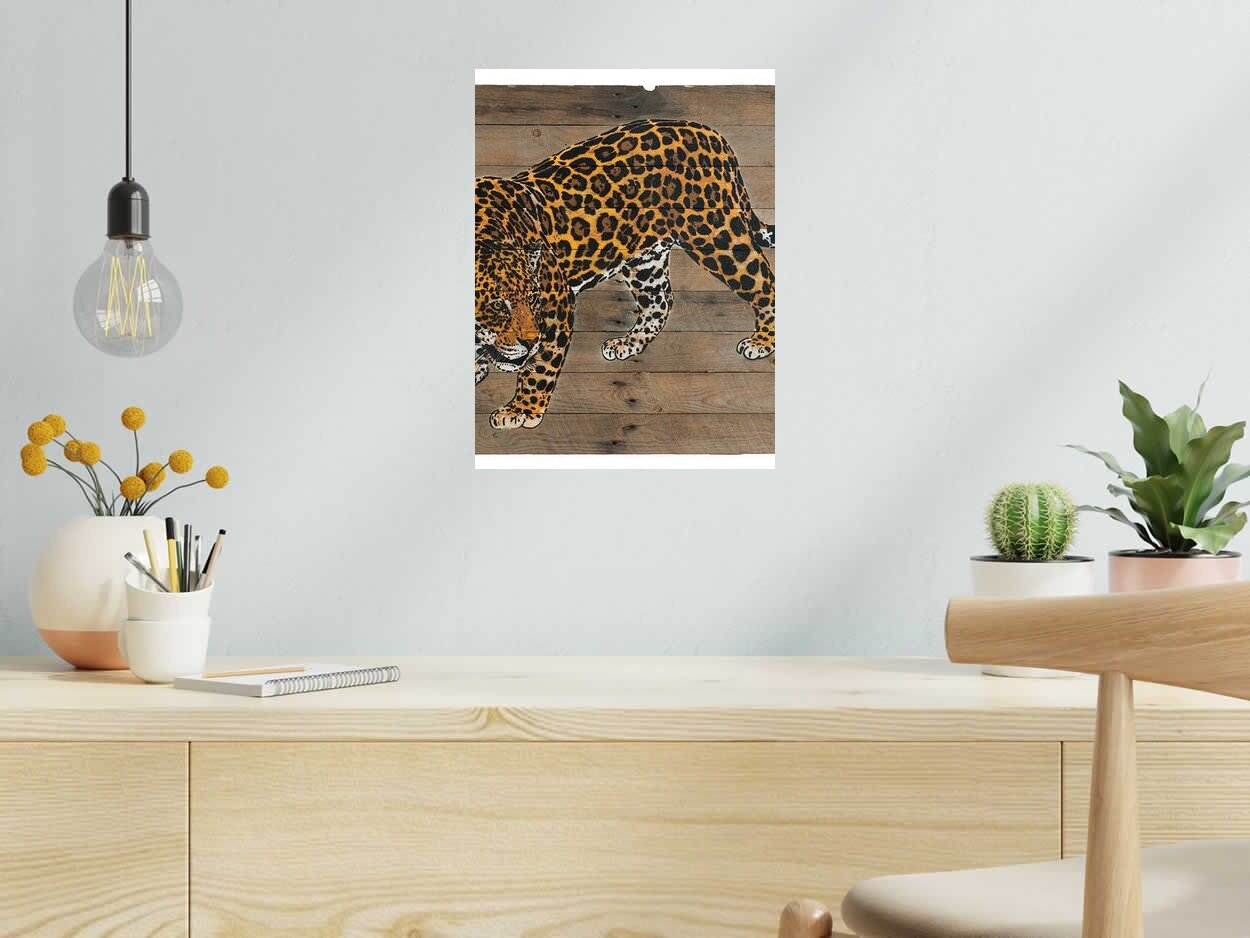 Editions d'art de MOSKO a pour titre JAGUAR style street art dim : MOSKOprix:75