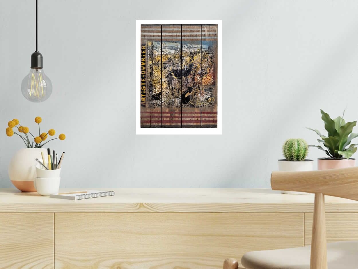 Editions d'art de ARTISTE OUVRIER a pour titre WALTER BELL SCOTT style figuratif dim : ARTISTE OUVRIERprix:100