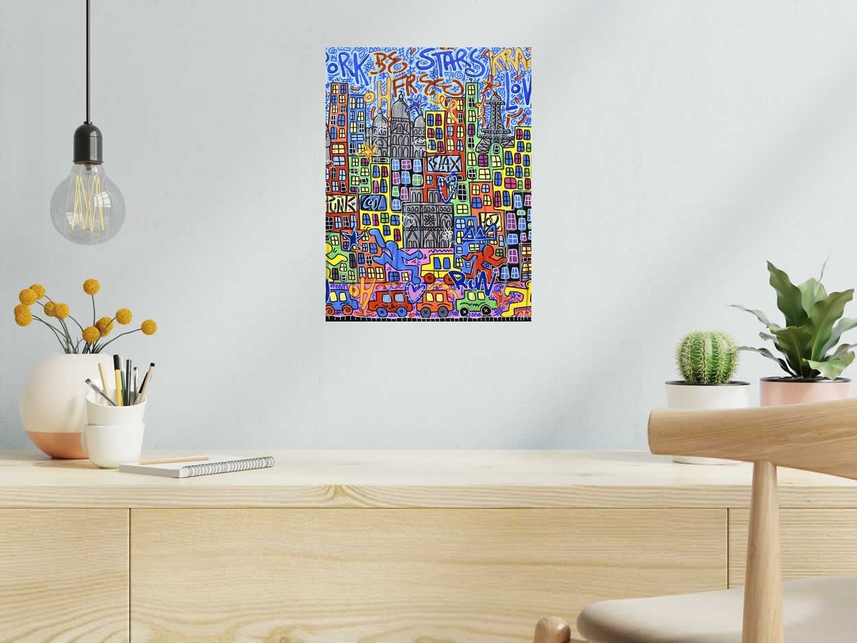 Editions d'art de RICO SAB a pour titre NEW YORK style street pop art dim : RICO SABprix:70