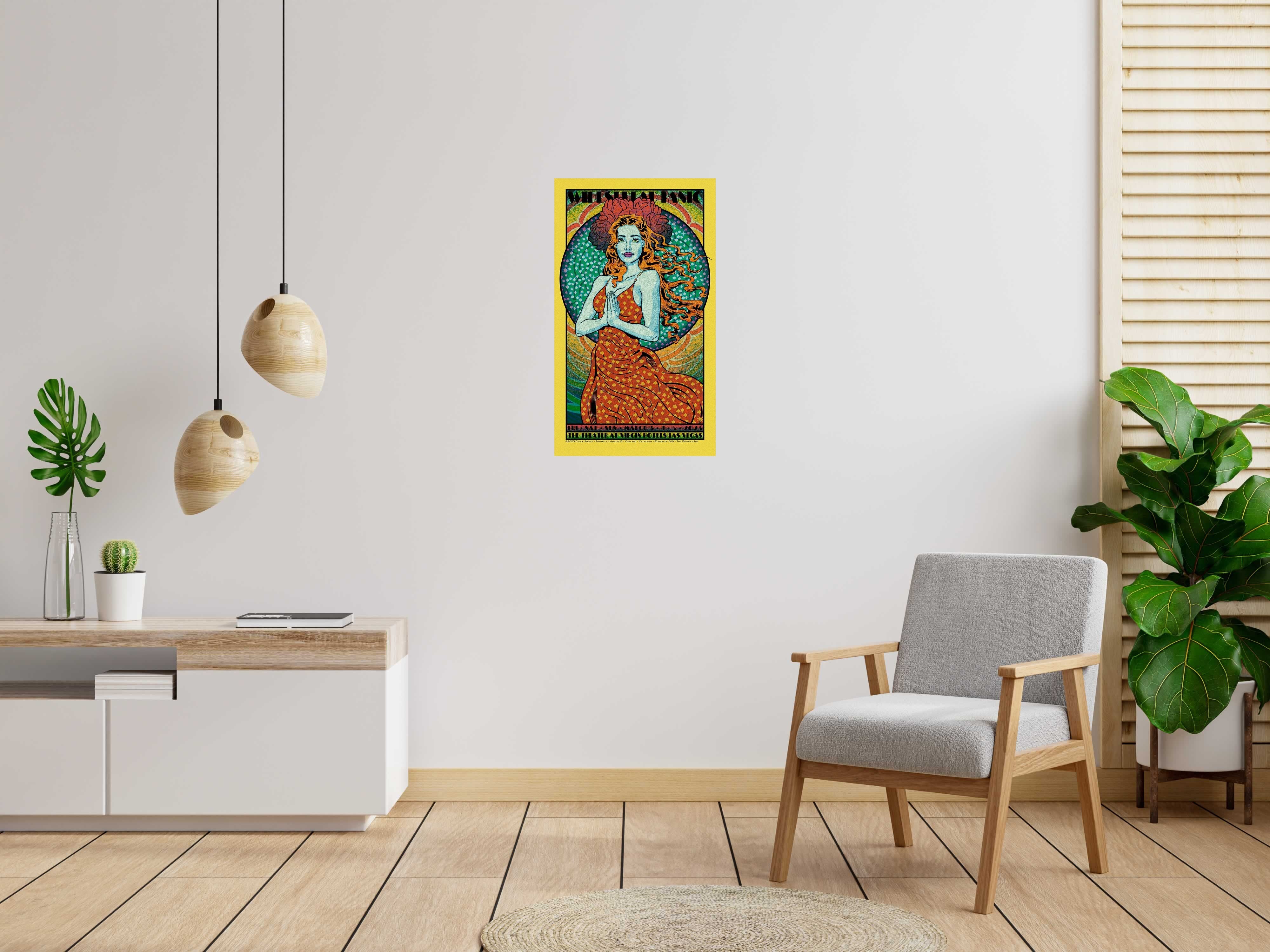 Editions d'art de CHUCK SPERRY a pour titre WIDESPREAD PANIC VENUS GOLD style figuratif dim : CHUCK SPERRYprix:1500