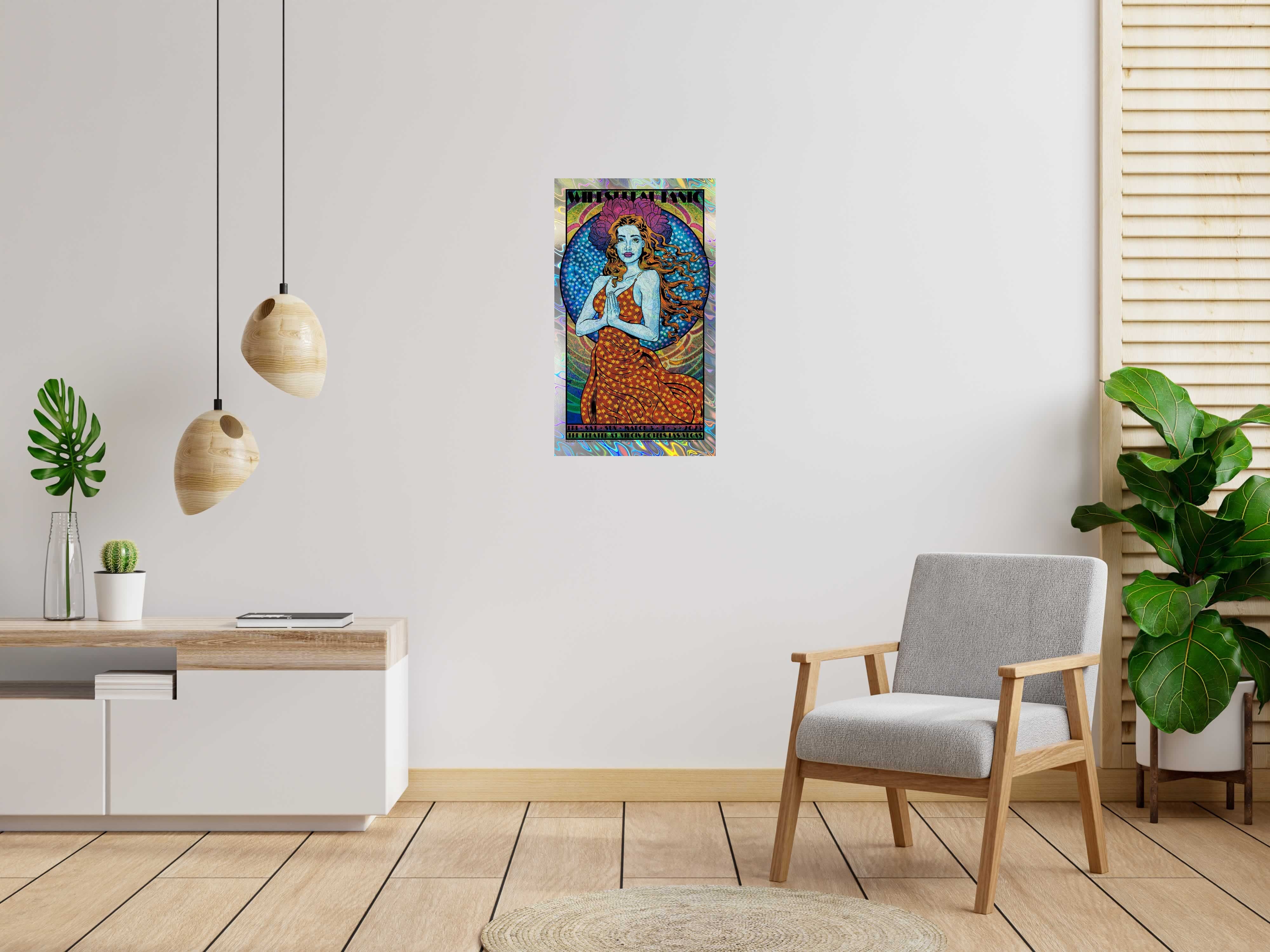 Editions d'art de CHUCK SPERRY a pour titre WIDESPREAD PANIC VENUS LAVA style figuratif dim : CHUCK SPERRYprix:1500