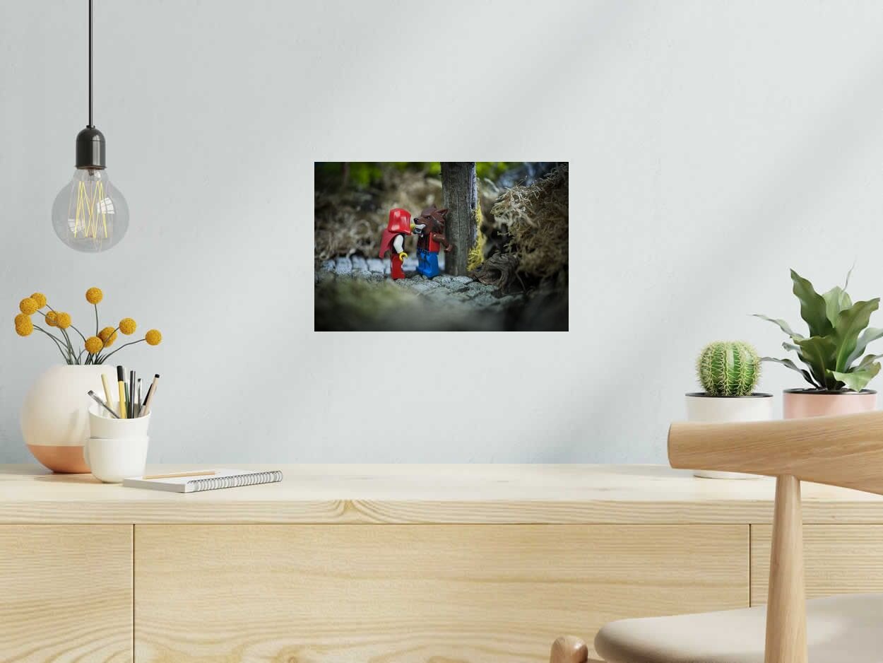 Photo de SAMSOFY a pour titre LE VILAIN CHAPERON style street pop art dim : SAMSOFYprix:60
