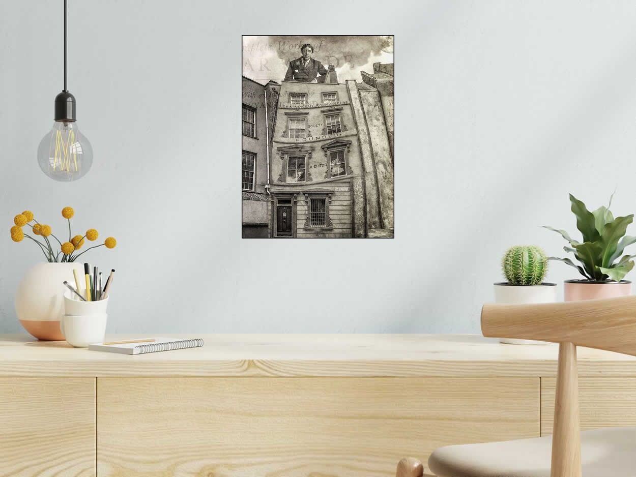 Editions d'art de OliR a pour titre WILDE PORTRAIT style figuratif, graphique dim : OliRprix:70