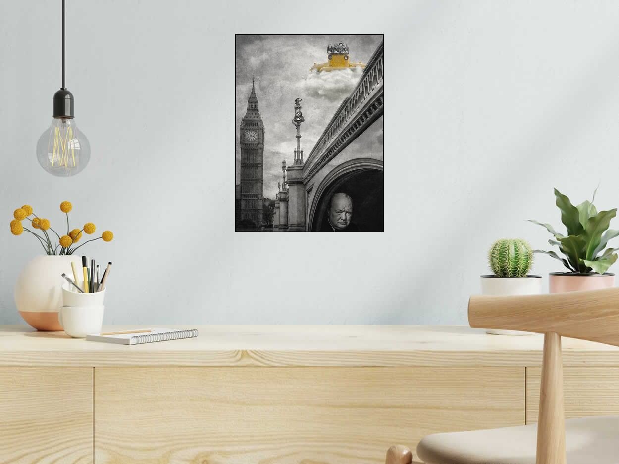 Editions d'art de OliR a pour titre YELLOW SUB style figuratif, graphique dim : OliRprix:70