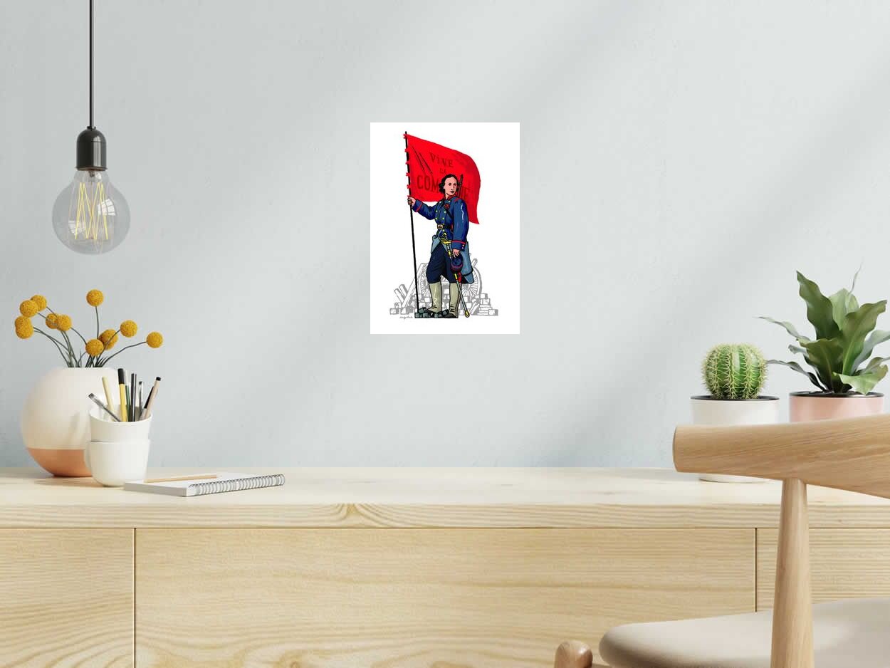 Editions d'art de DUGUDUS a pour titre Vive la commune style graphique dim : DUGUDUSprix:35