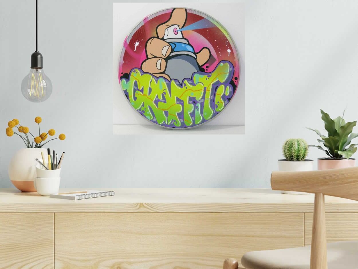 Tableau de KENY a pour titre Graffiti art style graffiti, street art dim : KENYprix:400
