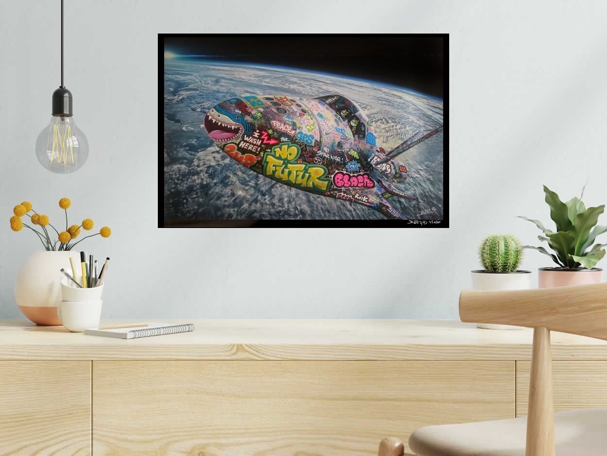 Editions d'art de BLACH a pour titre 3001 Odysée style street art dim : BLACHprix:100