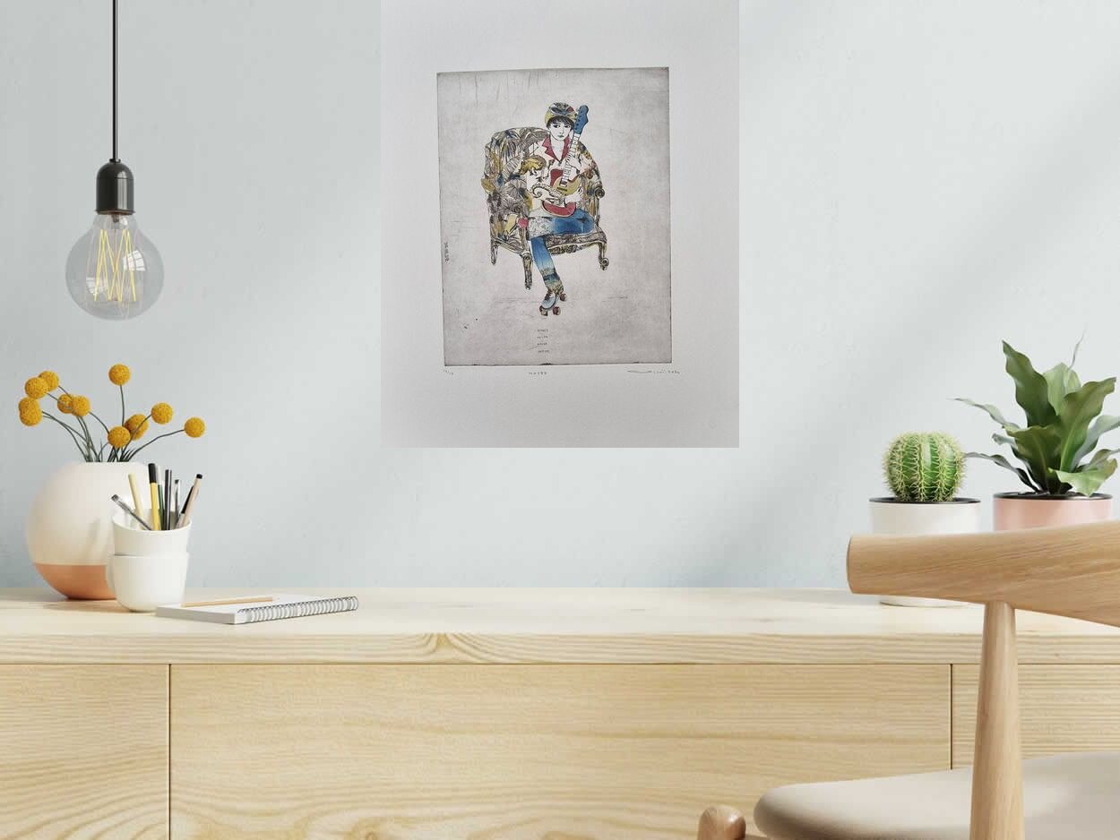 Editions d'art de ATSUKO ISHII a pour titre MAYBE style figuratif dim : ATSUKO ISHIIprix:250