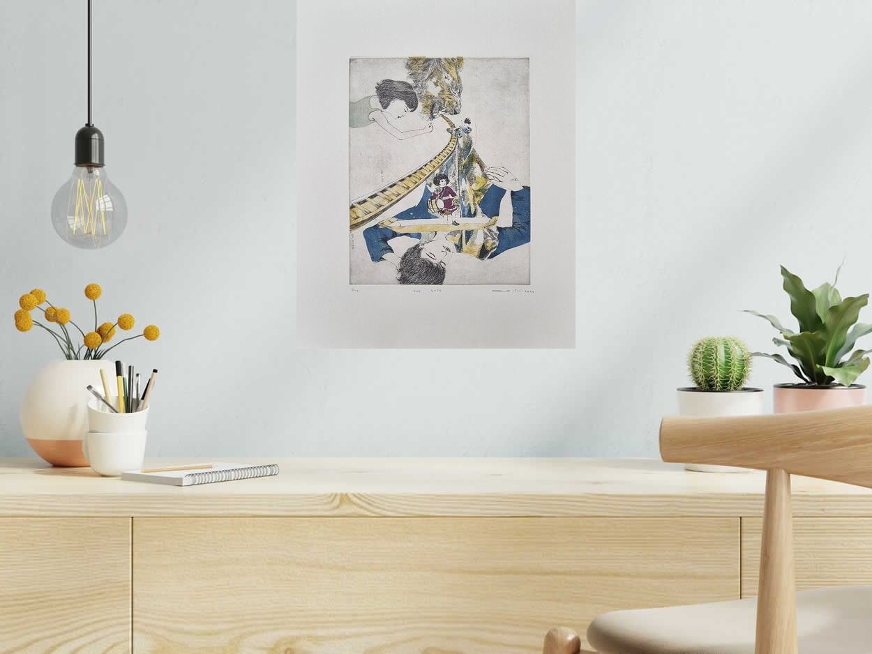 Editions d'art de ATSUKO ISHII a pour titre THE GATE style figuratif dim : ATSUKO ISHIIprix:250