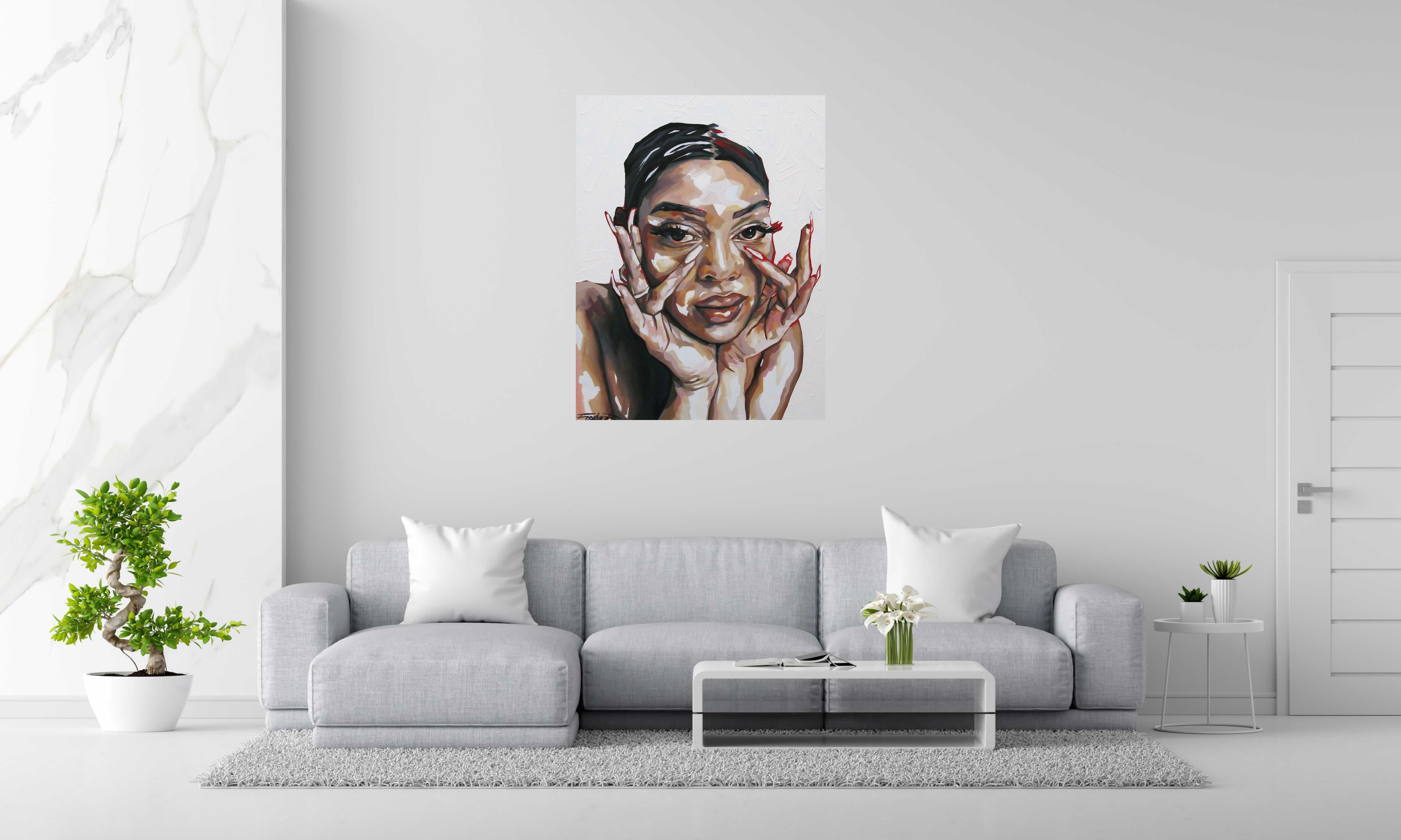 Tableau de FRESHA D a pour titre Regard style street art dim : FRESHA Dprix:950