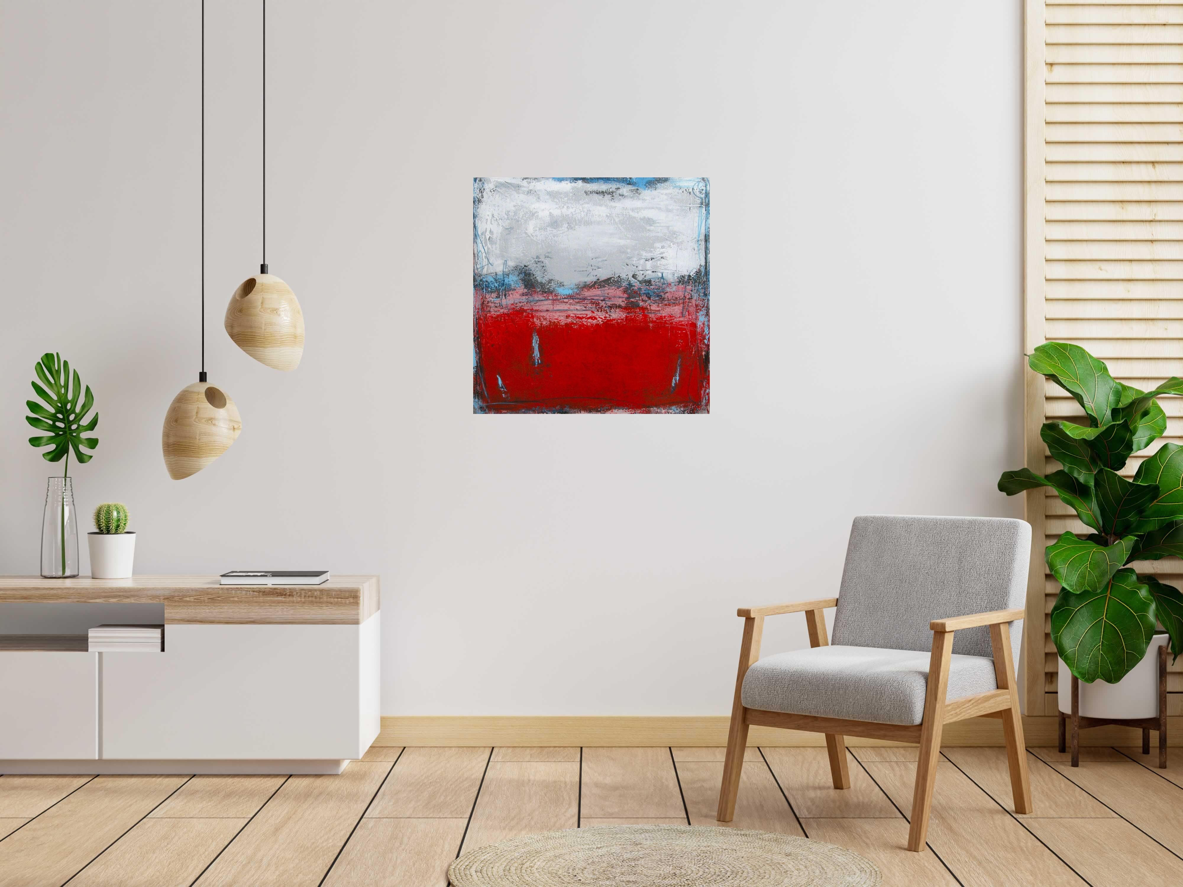 Tableau de TANIA CARRARA a pour titre NUANCES LAC SALÉ style abstrait dim : TANIA CARRARAprix:750