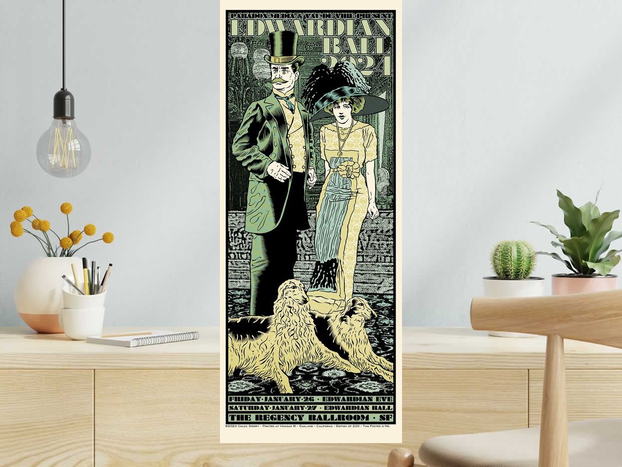 Editions d'art de CHUCK SPERRY a pour titre EDWARDIAN BALL 2024 STANFORD WHITE & EVELYN NESBIT style figuratif dim : CHUCK SPERRYprix:100