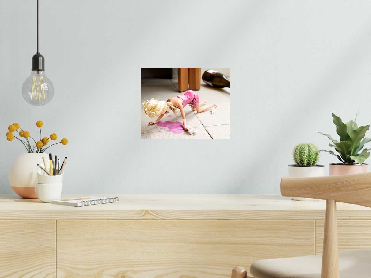 Photo de NATHALIE ROUX a pour titre LA VIE EN ROSE style figuratif dim : NATHALIE ROUXprix:60