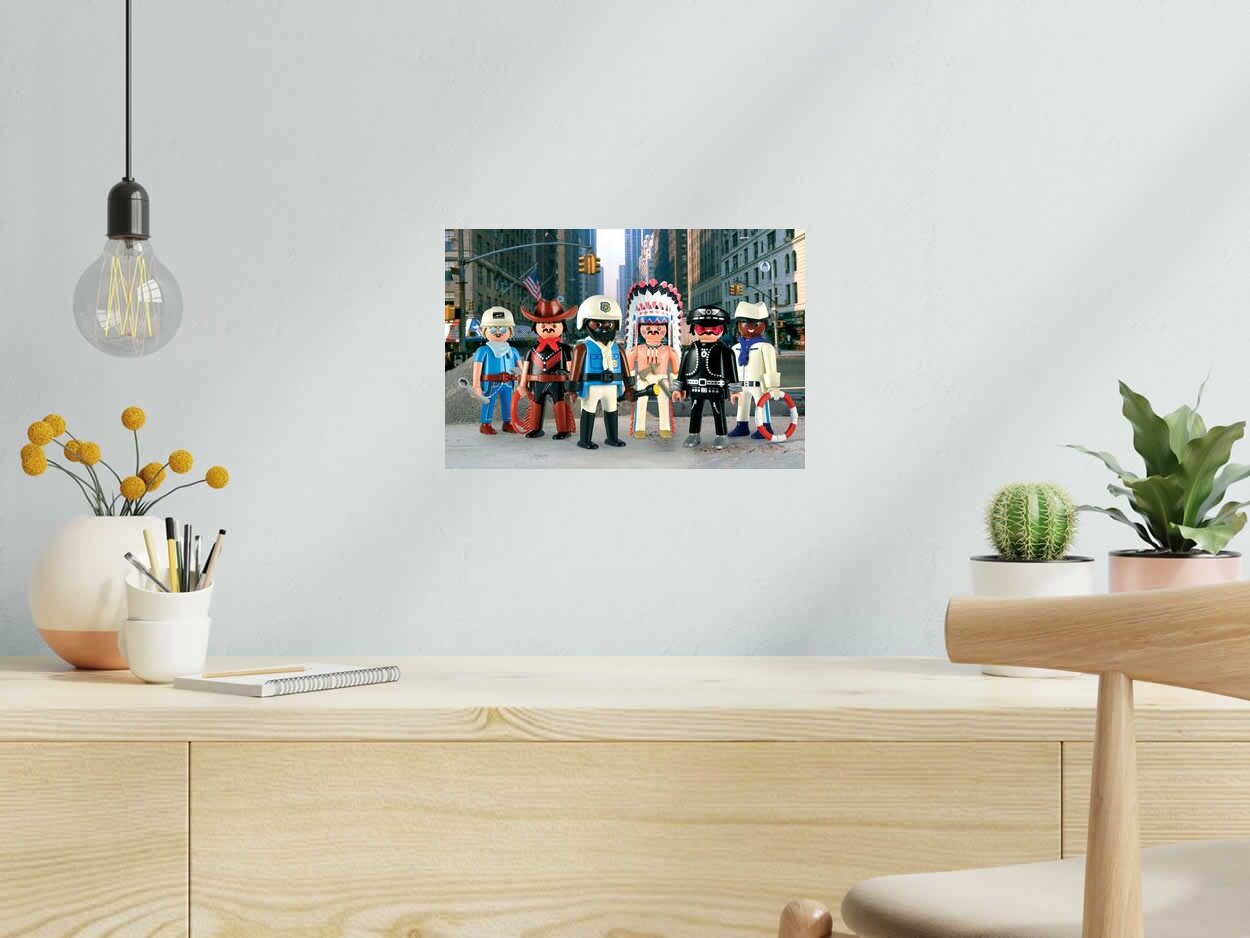 Photo de RICHARD UNGLIK a pour titre VILLAGE PEOPLE style street pop art dim : RICHARD UNGLIKprix:60