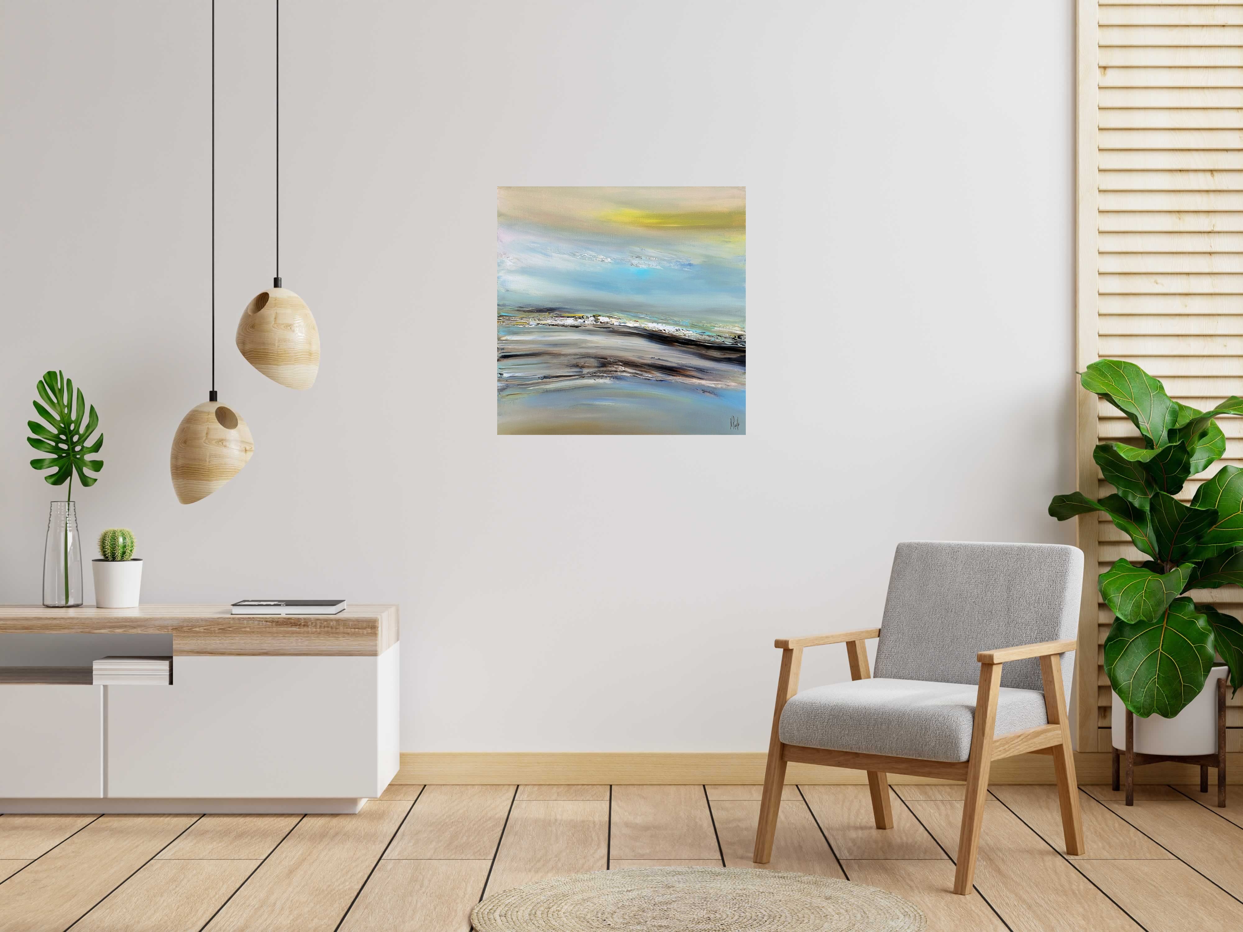 Tableau de RUELLE NICOLAS a pour titre SEASON style abstrait dim : RUELLE NICOLASprix:750