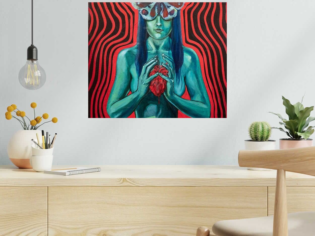 Editions d'art de Carlos Olmo a pour titre Heartless style figuratif dim : Carlos Olmoprix:900