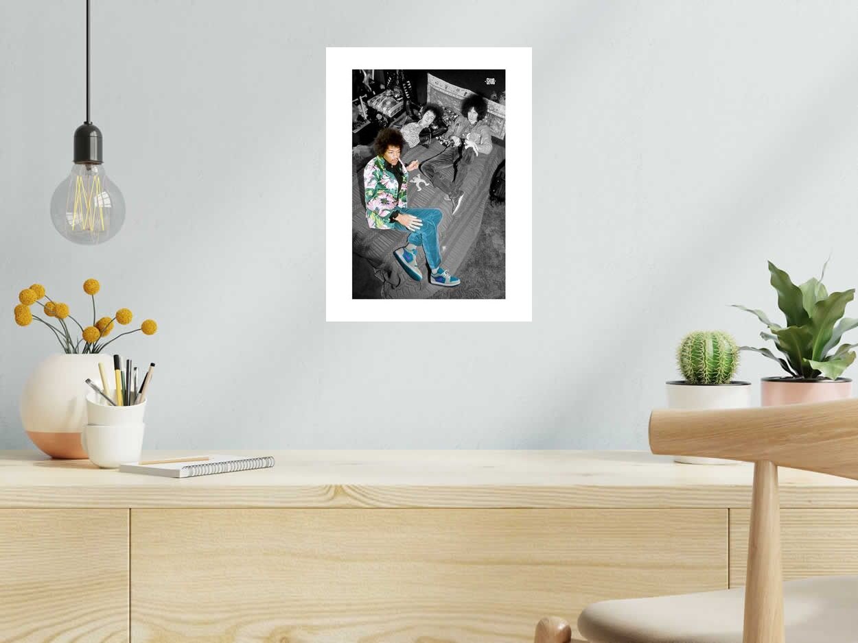 Editions d'art de SHUZ a pour titre Jimmy Hendrix style figuratif dim : SHUZprix:40
