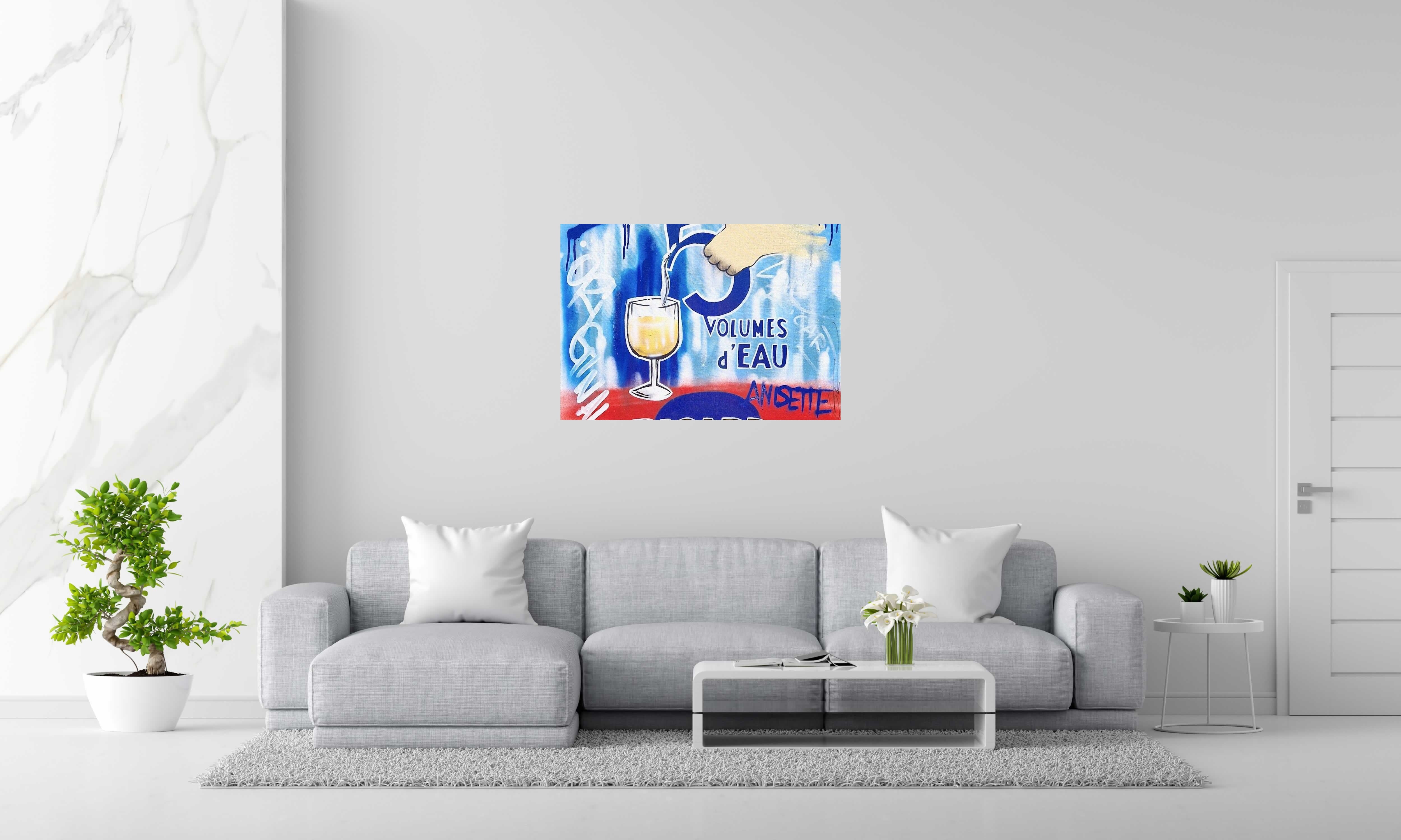 Tableau de JUG a pour titre RIKAR style street pop art dim : JUGprix:700