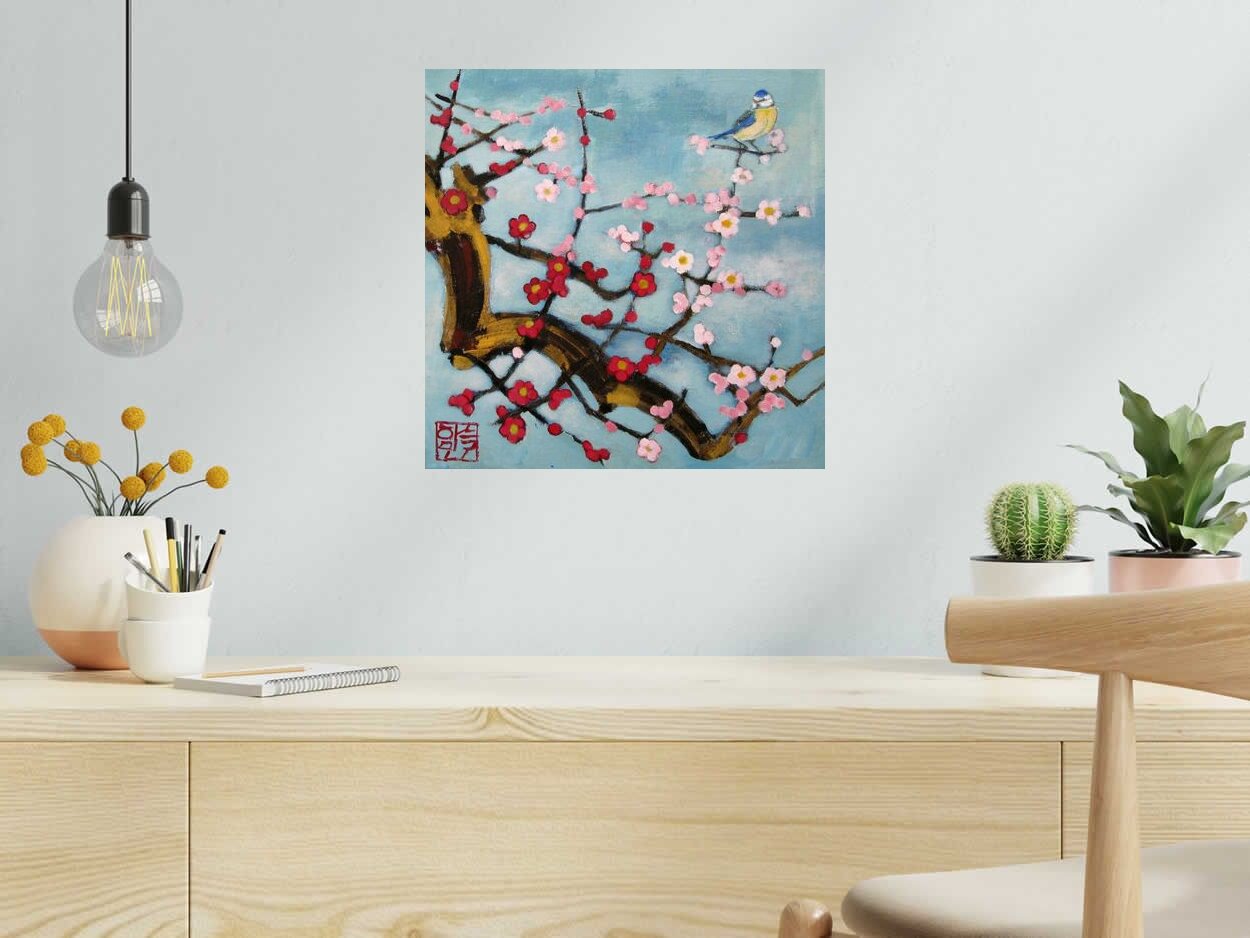 Tableau de JEONG MIN LEE a pour titre Vers le ciel style figuratif dim : JEONG MIN LEEprix:220