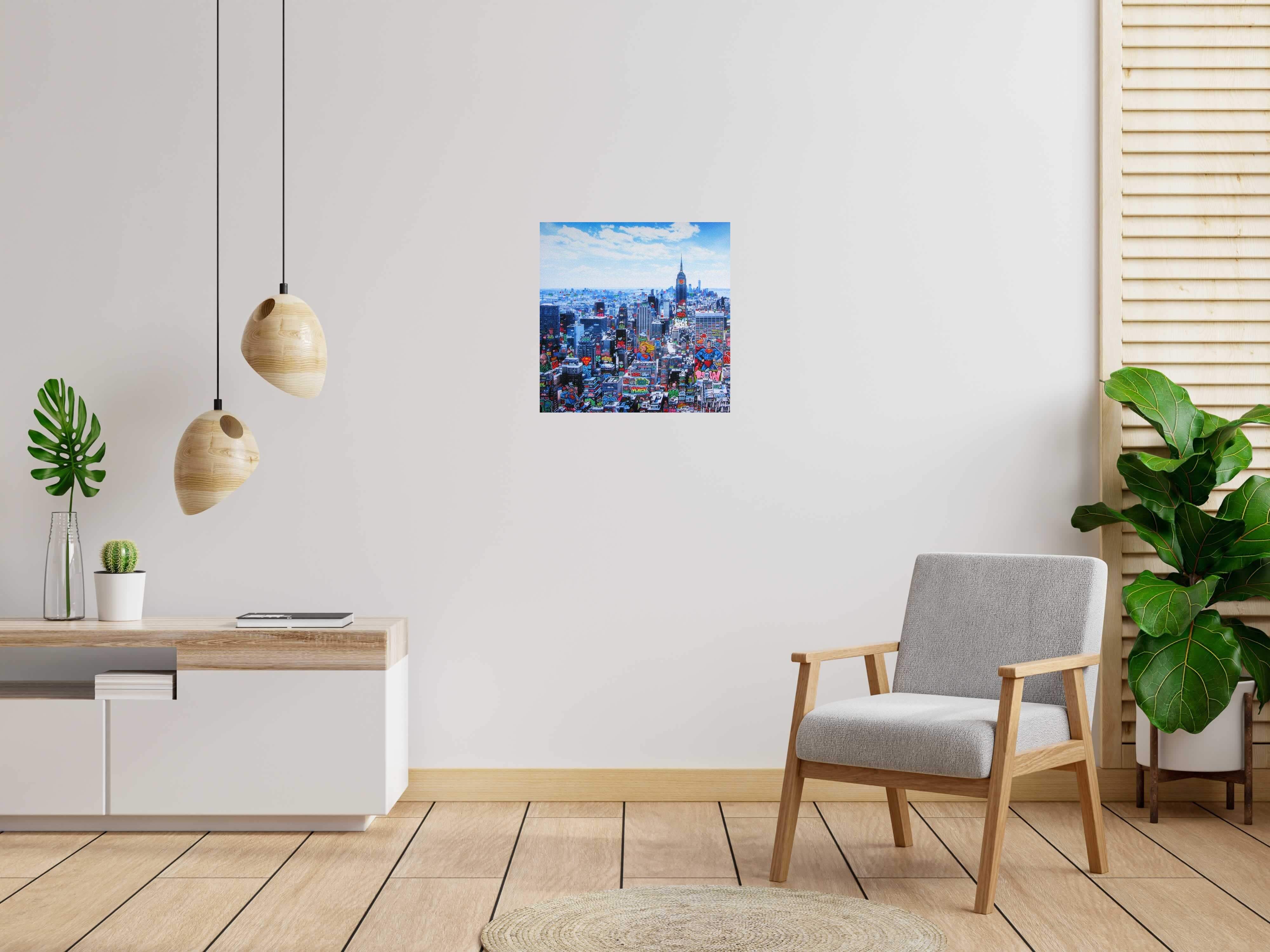 Editions d'art de BLACH a pour titre SUPER NY style graffiti, street pop art dim : BLACHprix:160