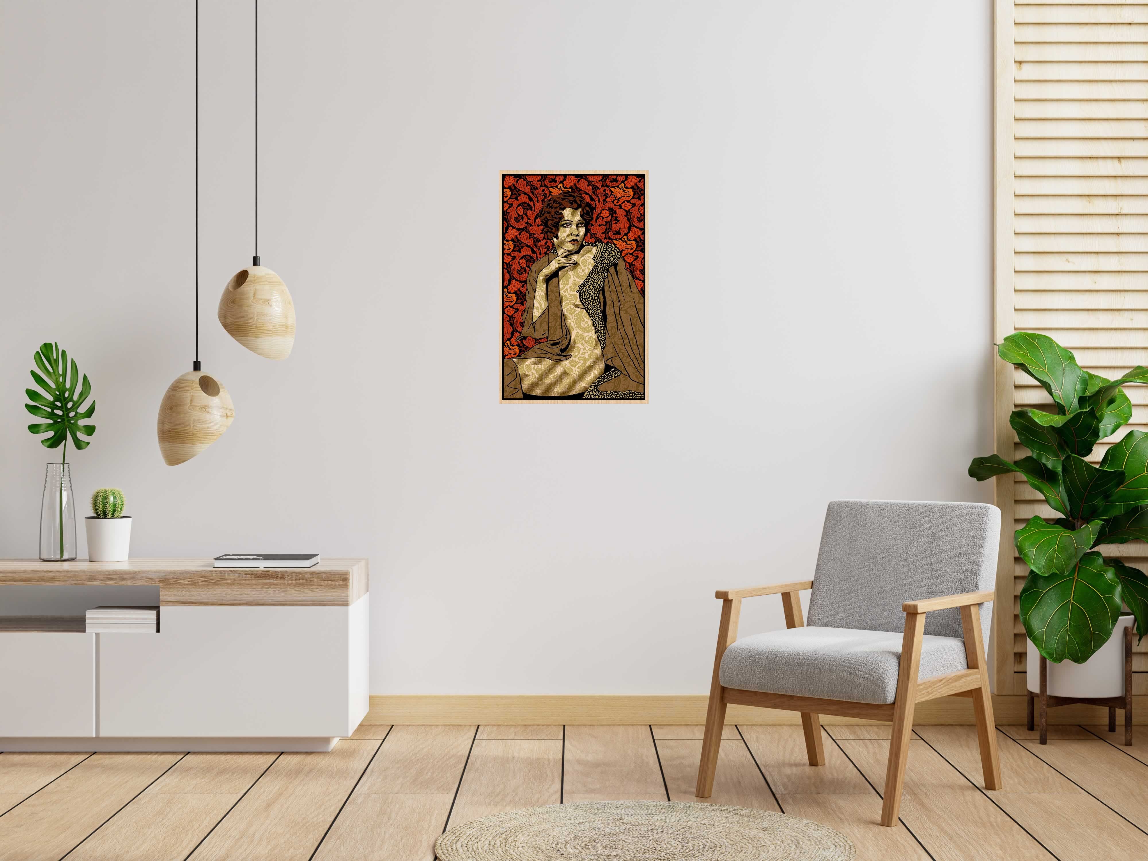 Editions d'art de CHUCK SPERRY a pour titre PSEUDEA WOOD PANEL style expo chuck dim : CHUCK SPERRYprix:2150