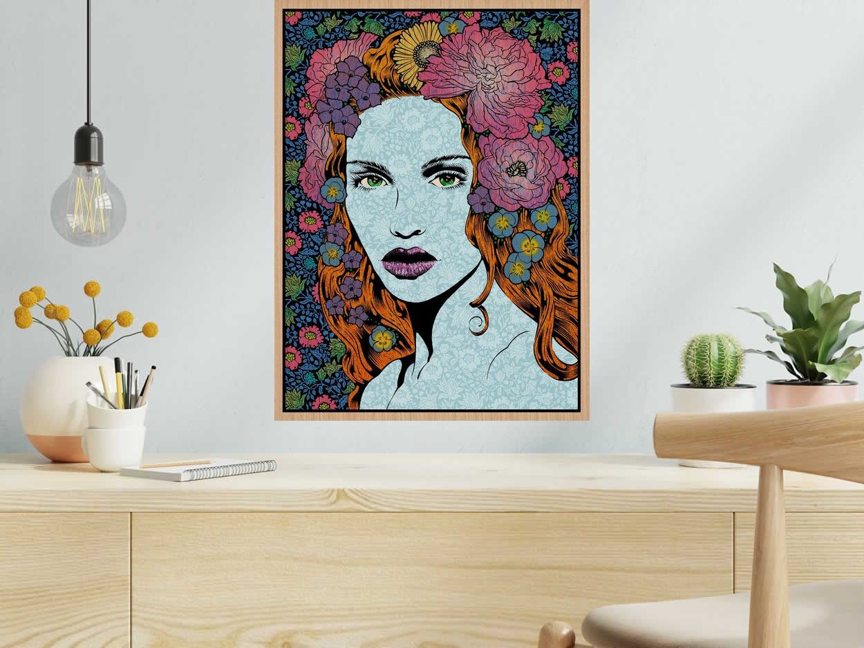 Editions d'art de CHUCK SPERRY a pour titre Beauty WOOD PANEL style expo chuck dim : CHUCK SPERRYprix:2500