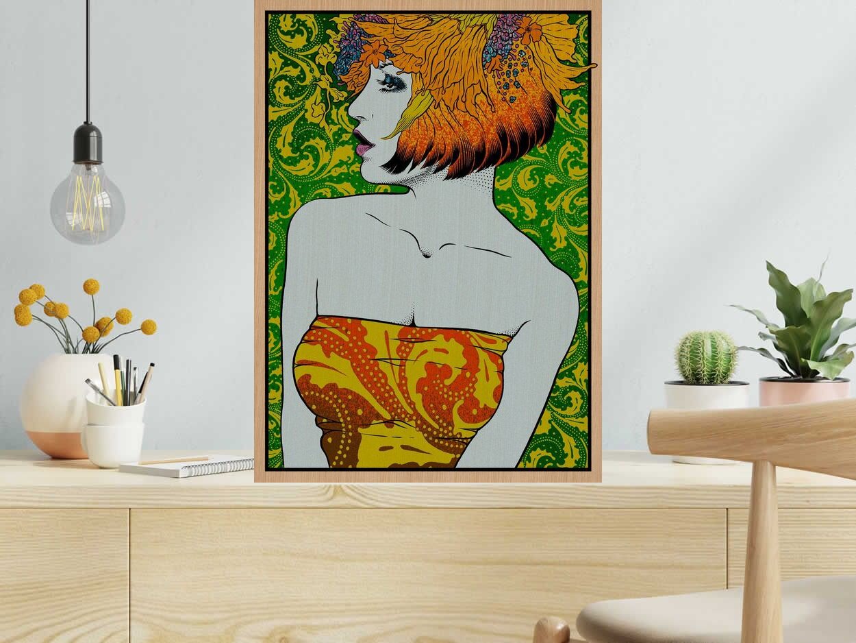 Editions d'art de CHUCK SPERRY a pour titre PASIPHAE WOOD PANEL AP style expo chuck dim : CHUCK SPERRYprix:2150