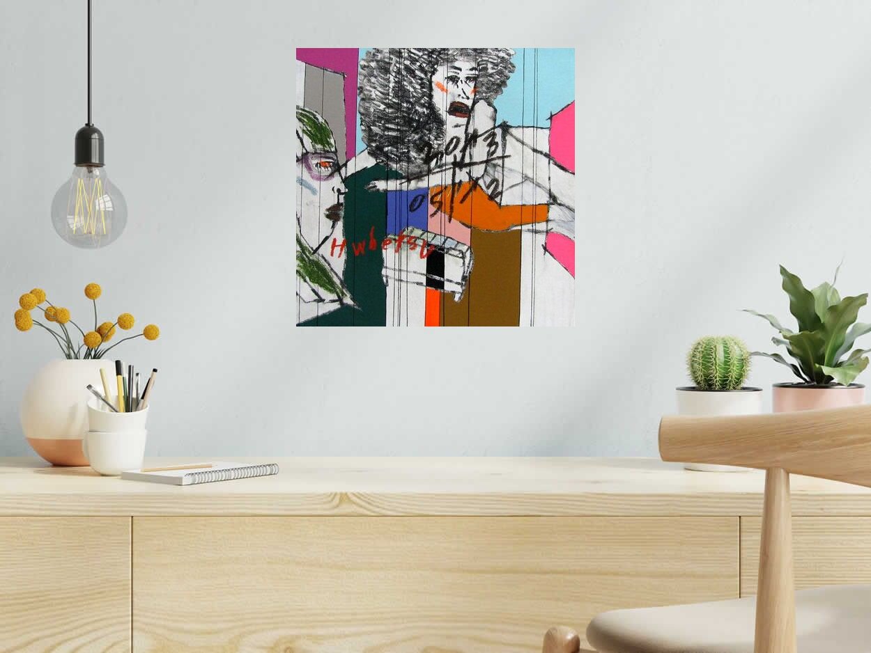 Tableau de ETSUKO a pour titre SANS TITRE style graphique dim : ETSUKOprix:200