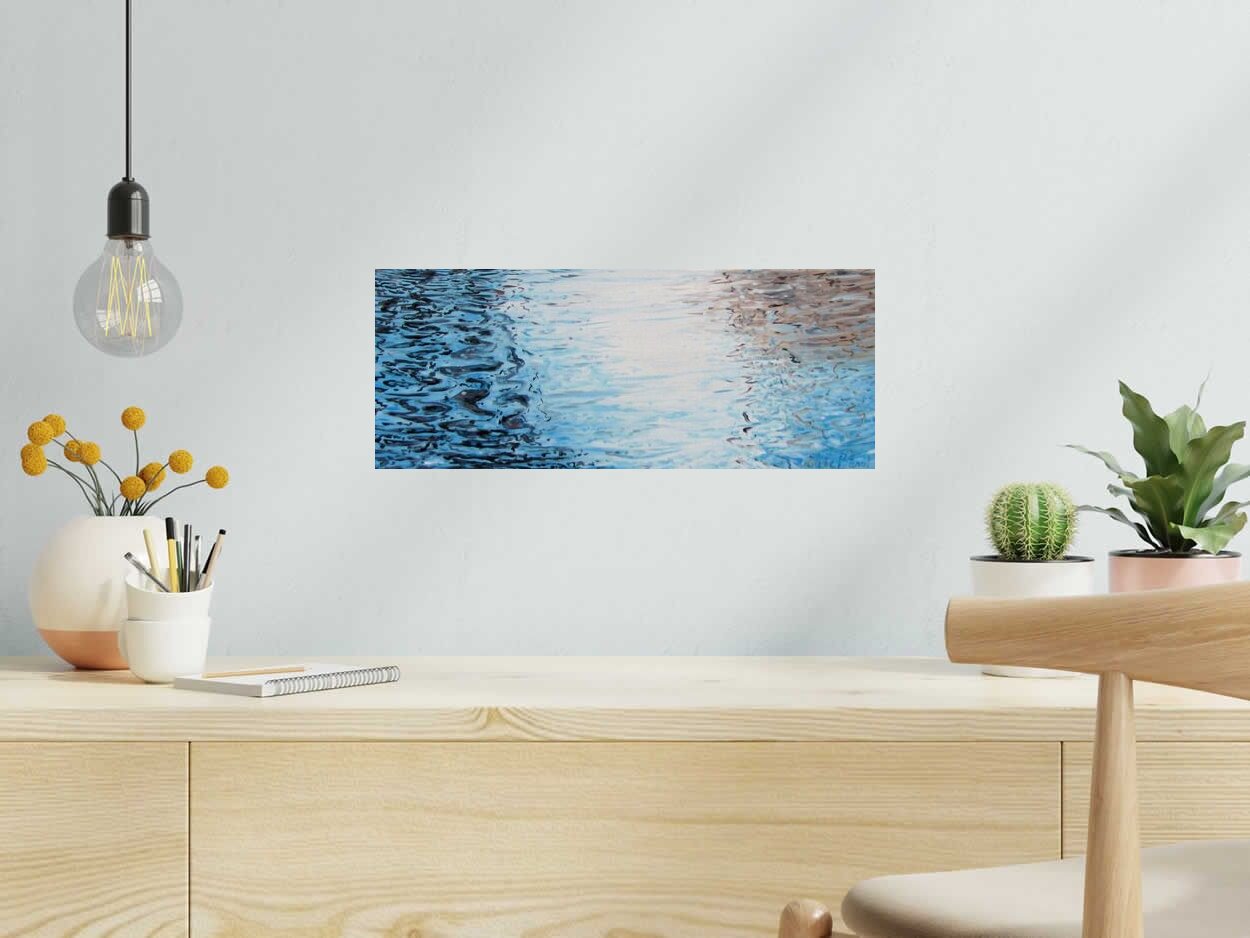Tableau de ELISE BARAT a pour titre ONDES VII style no dim : ELISE BARATprix:120
