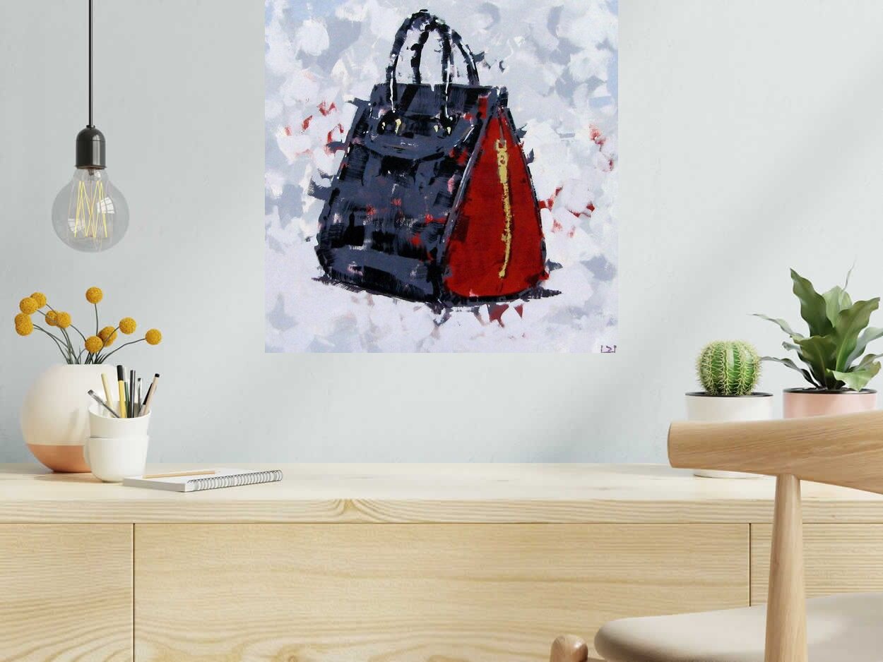 Tableau de HEATON RUDYARD a pour titre SAC style figuratif dim : HEATON RUDYARDprix:350
