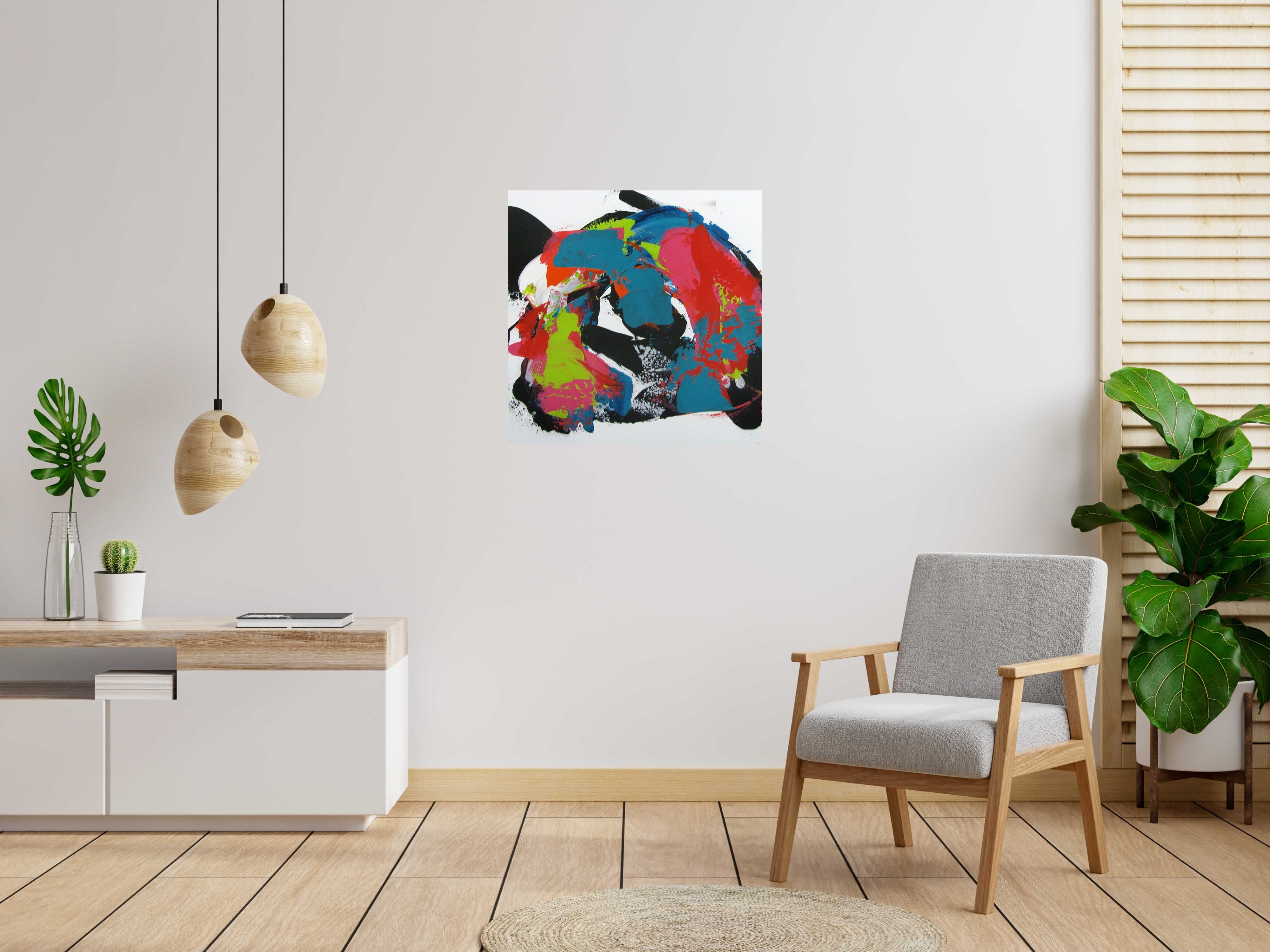 Tableau de CELINE WEBER a pour titre LIFE IS BEAUTIFUL 2 style no dim : CELINE WEBERprix: