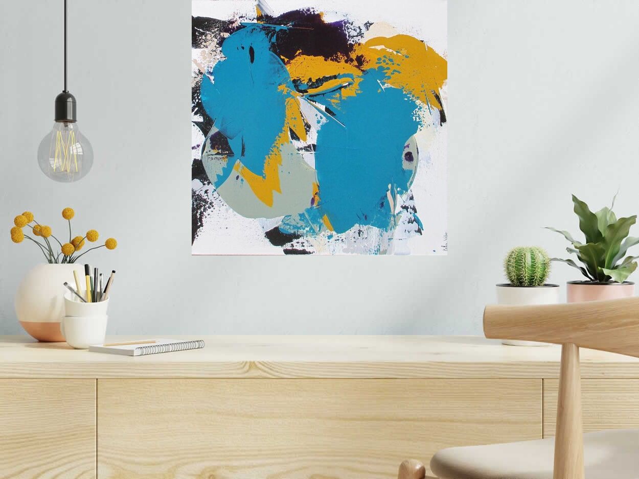 Tableau de CELINE WEBER a pour titre SAFRAN style no dim : CELINE WEBERprix: