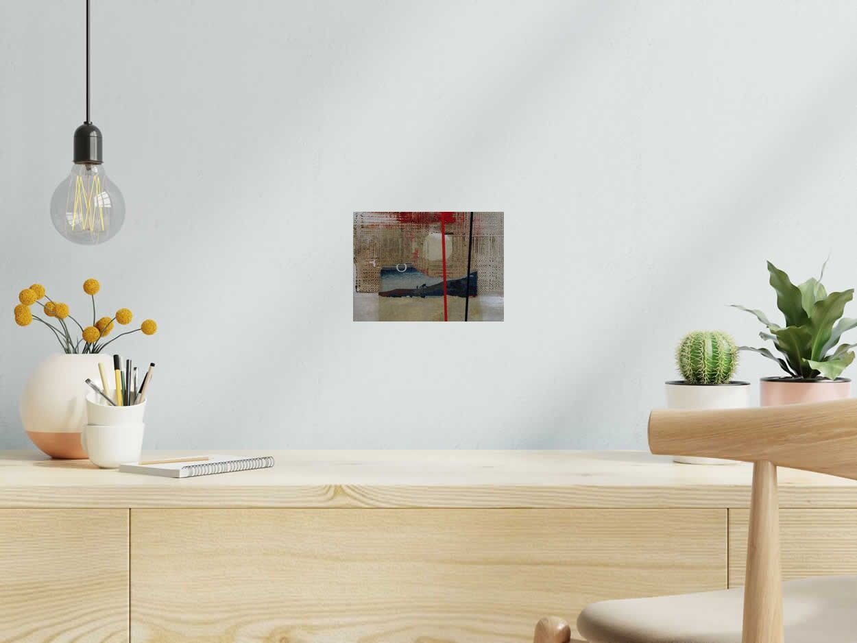 Tableau de LUDOVIC MERCHER a pour titre ON THE MONTAIN style no dim : LUDOVIC MERCHERprix: